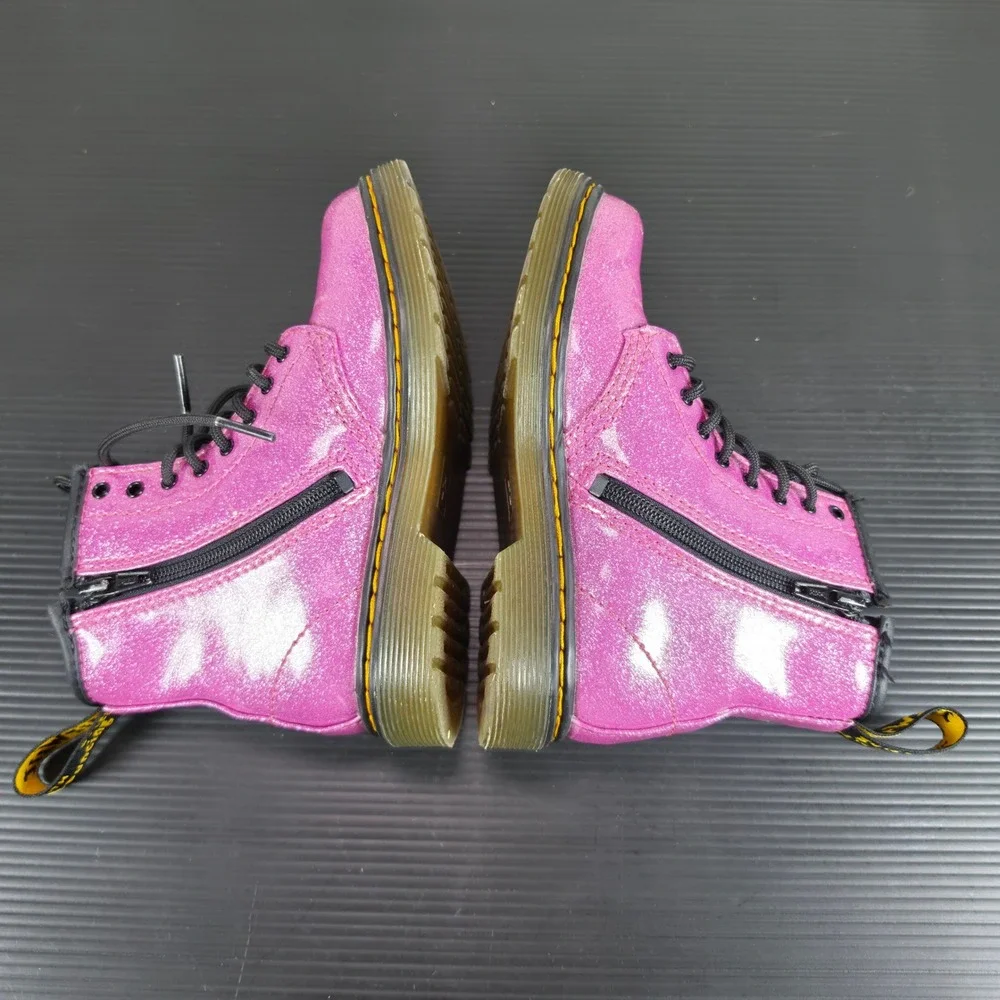 Dr. Martens 1460 Glitter T Pink Sparkle Toddler Boots Size 10 US JY004 SH 09 V